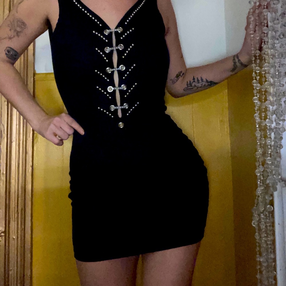 Vintage Small 80s chain dress